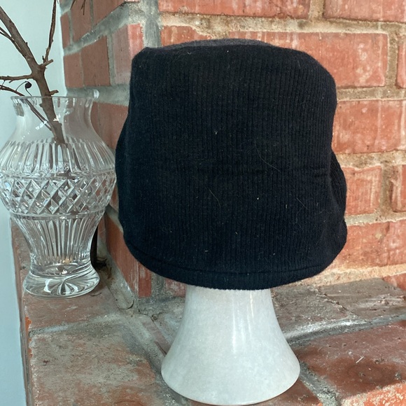 Vintage wool and cotton military style hat - Picture 4 of 8